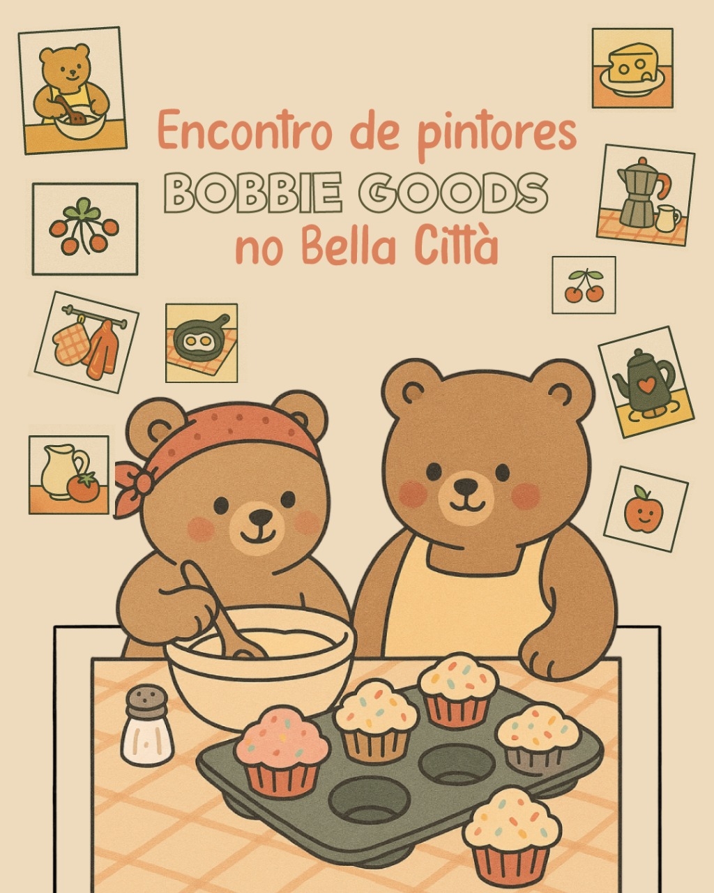 Bella Città promove 1º encontro de pintores Bobbie Goods