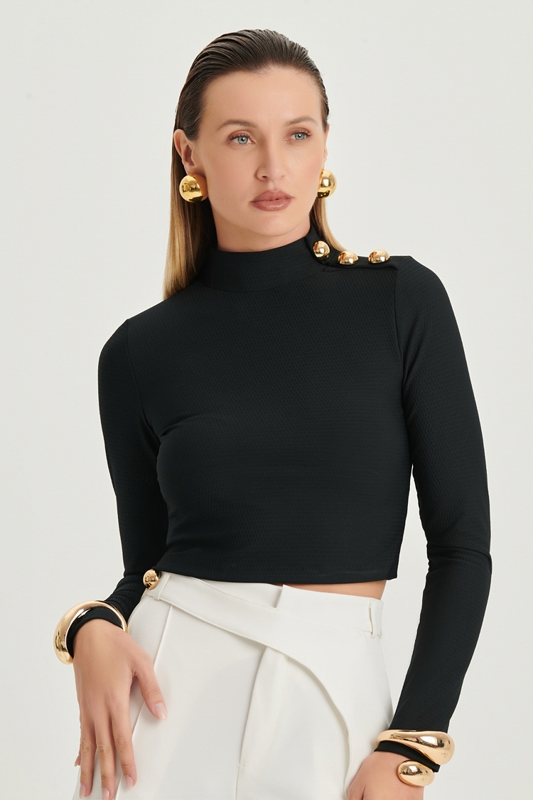 Blusa com botões