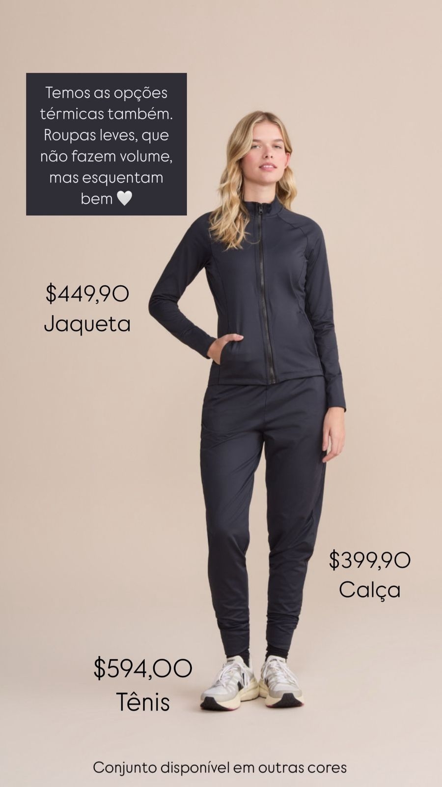 Calça jogger térmica 