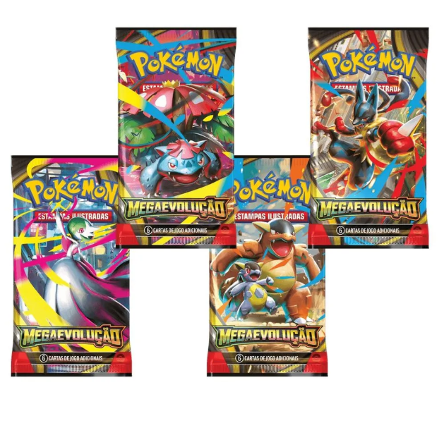  POKÉMON MEGA EVOLUÇÃO 1 - BOOSTER UNITÁRIO